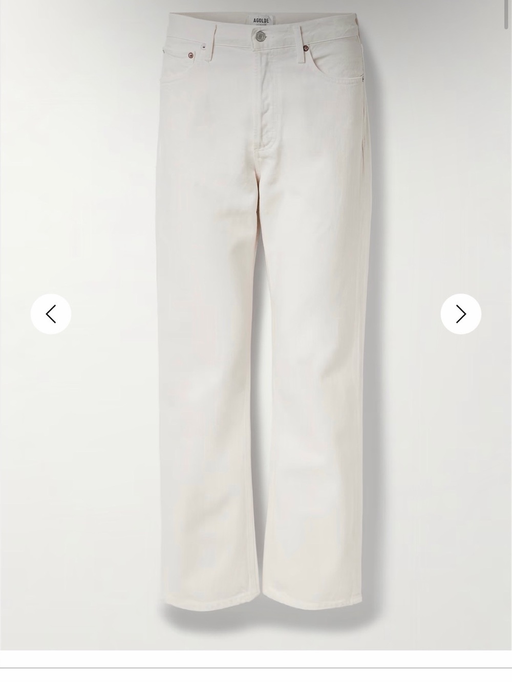 Agolde 90s mid rise straight leg jeans
